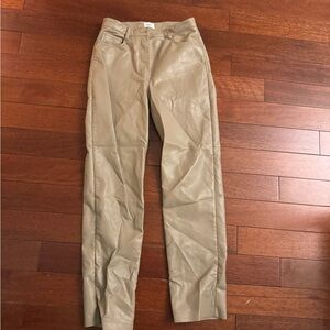 Aritzia Wilfred Leather Pants